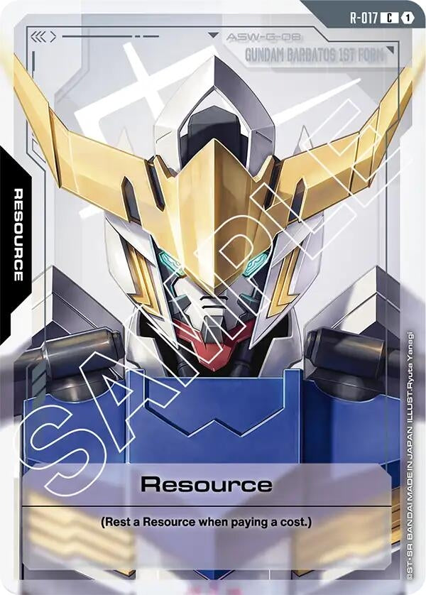 Image for Resource (R-017) [R-017] - Gundam Card Game