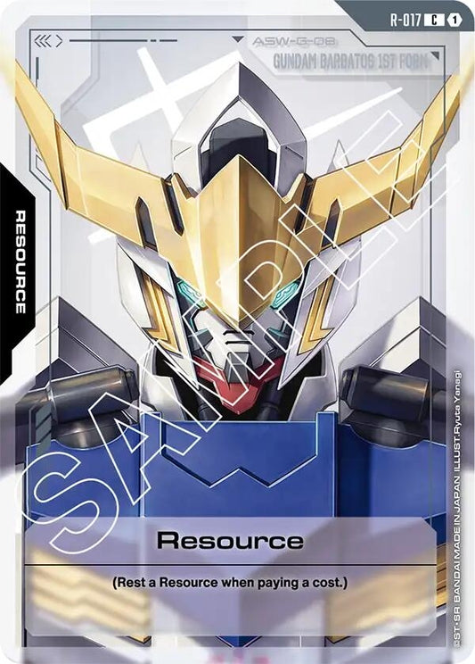 Image for Resource (R-017) [R-017] - Gundam Card Game