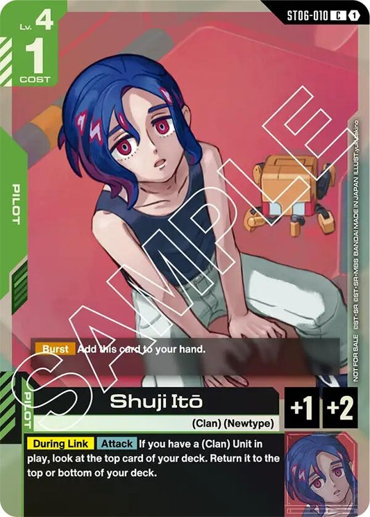 Image for Shuji Ito (Store Tournament Participant Pack 02) [ST06-010] - Gundam Card Game