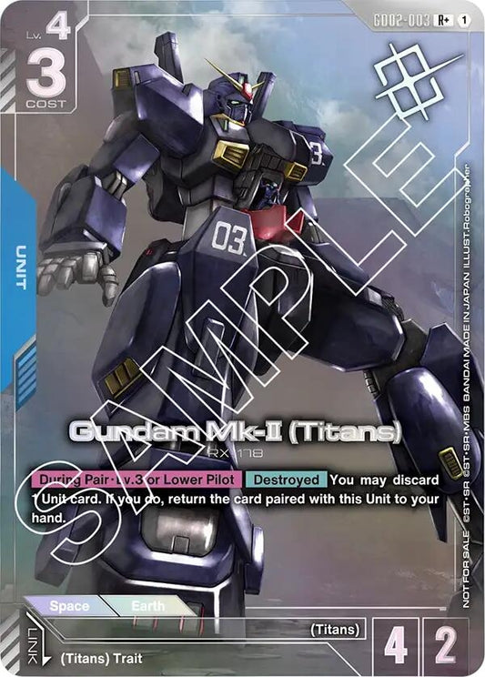Image for Gundam Mk-II (Titans) (Store Tournament Winner Pack 02) [GD02-003] - Gundam Card Game