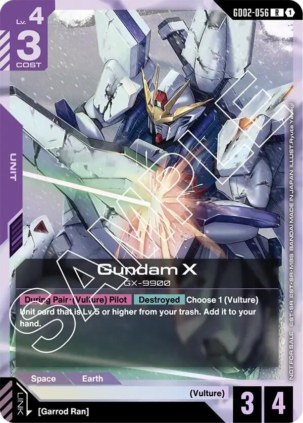 Image for Gundam X (GD02-056) (Store Tournament Participant Pack 02) [GD02-056] - Gundam Card Game