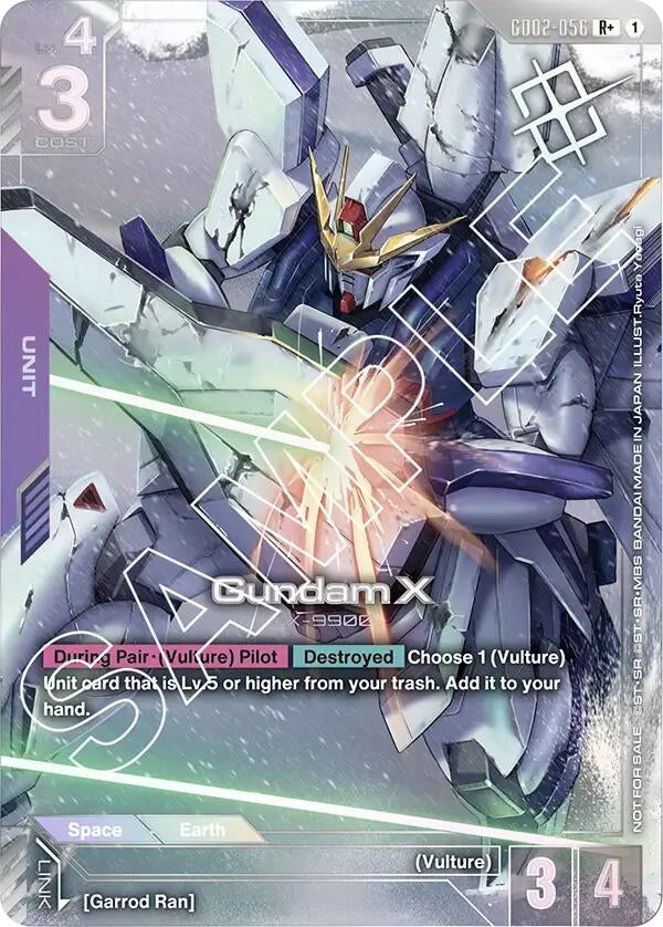 Image for Gundam X (GD02-056) (Store Tournament Winner Pack 02) [GD02-056] - Gundam Card Game