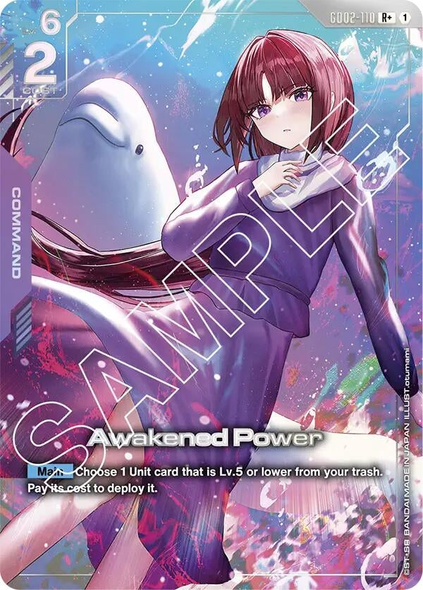 Image for Awakened Power (R+) [GD02-110] - Gundam Card Game
