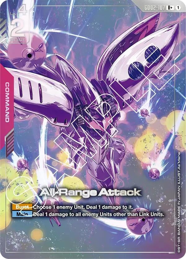 Image for All-Range Attack (R+) [GD02-107] - Gundam Card Game