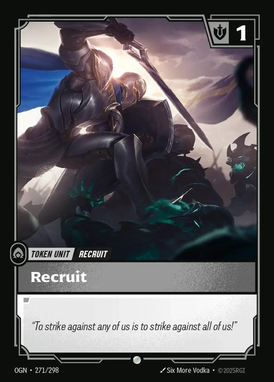 Image for Recruit (271) // Buff [271/298] - Riftbound: League of Legends Trading Card Game