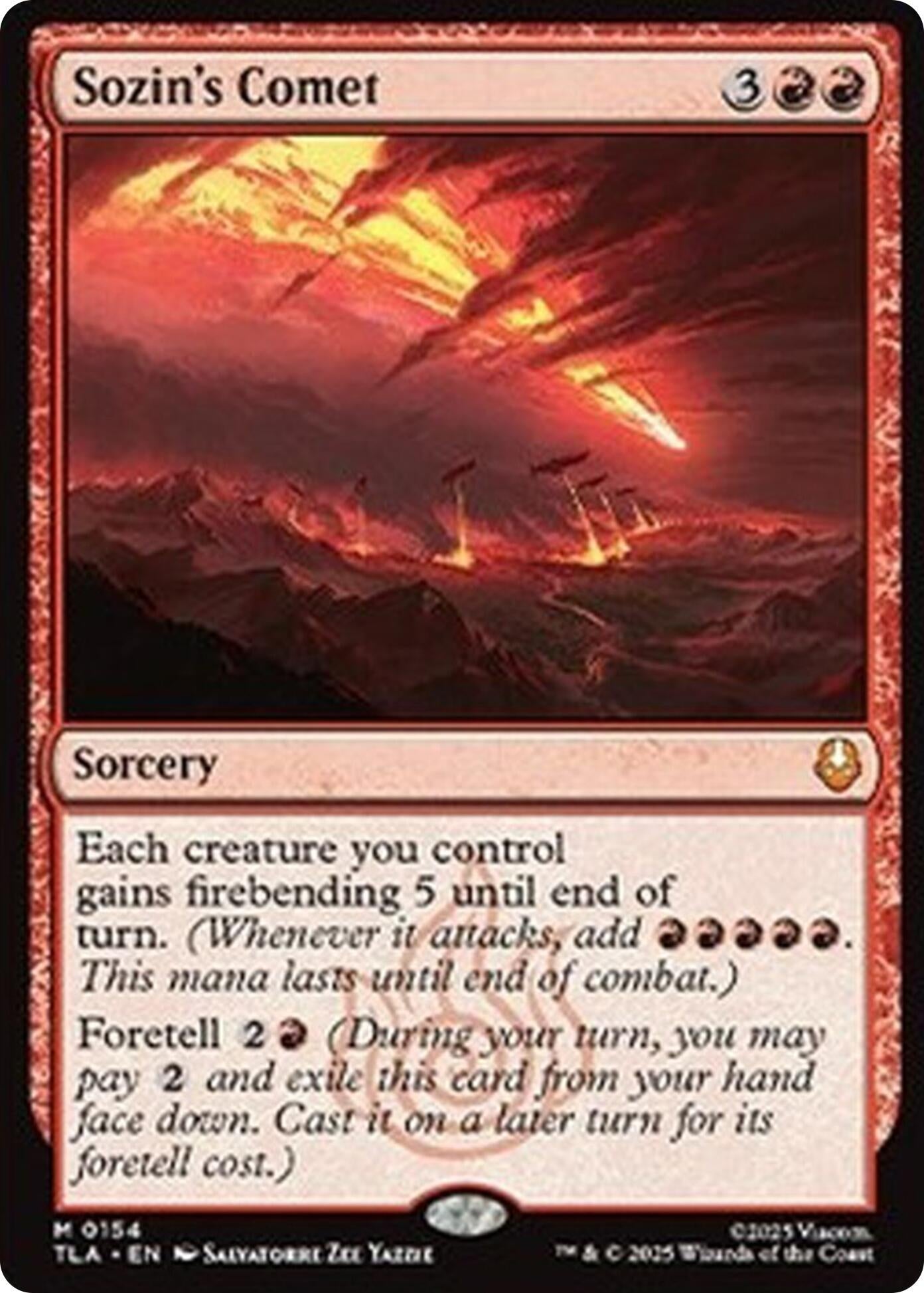 Image for Sozin's Comet [154] - Magic: The Gathering