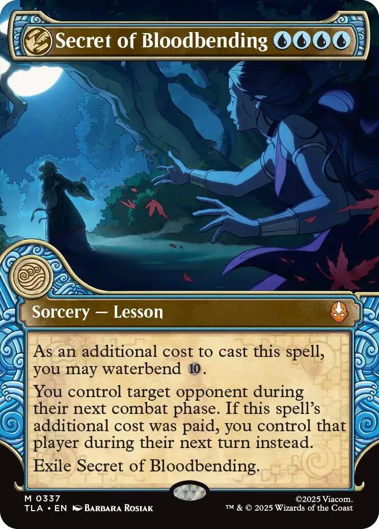 Image for Secret of Bloodbending (Showcase) [337] - Magic: The Gathering