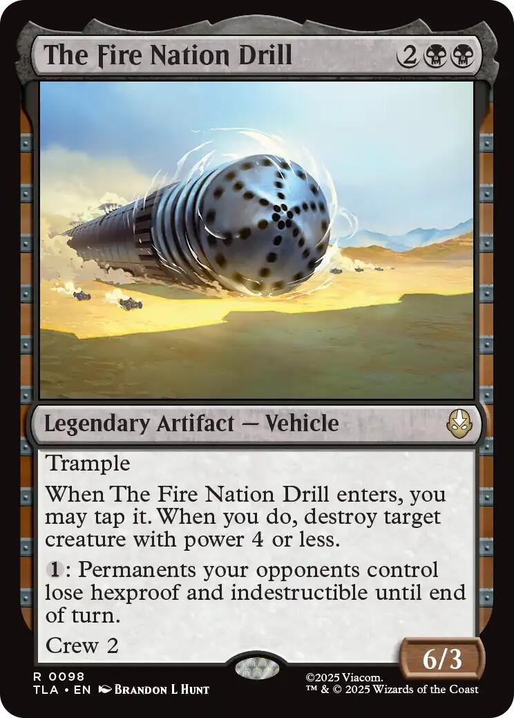 Image for The Fire Nation Drill [98] - Magic: The Gathering