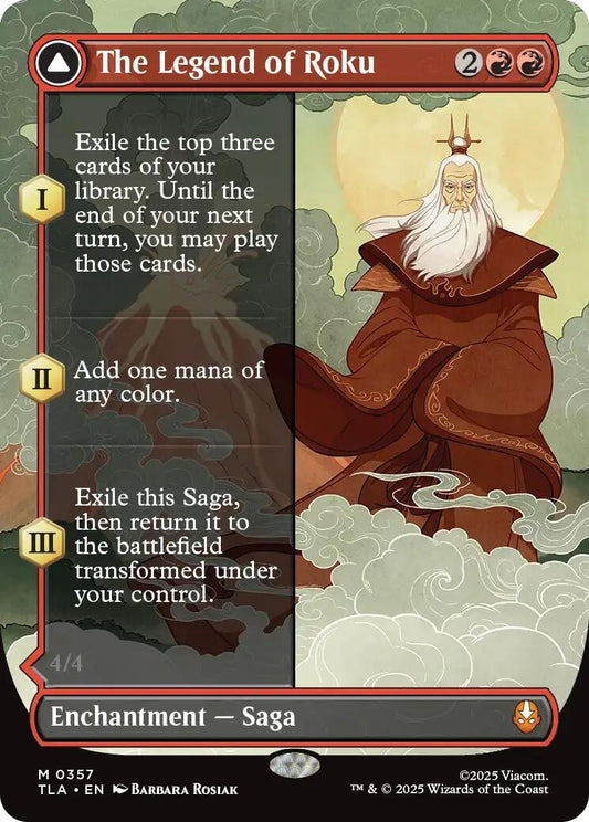 Image for The Legend of Roku (Borderless) [357] - Magic: The Gathering