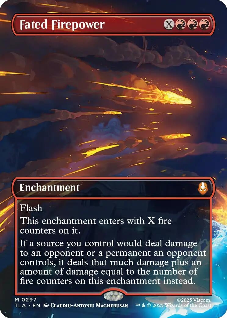 Image for Fated Firepower (Borderless) [297] - Magic: The Gathering
