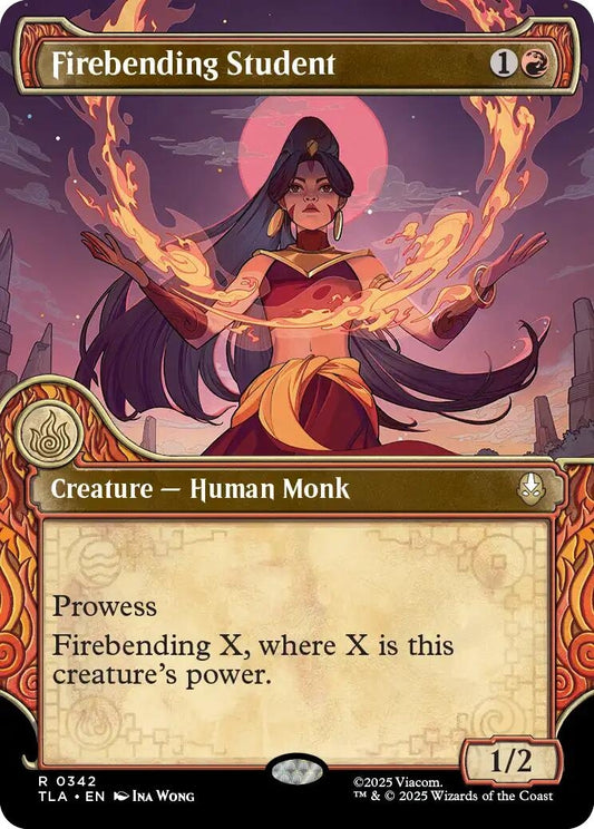 Image for Firebending Student (Showcase) [342] - Magic: The Gathering