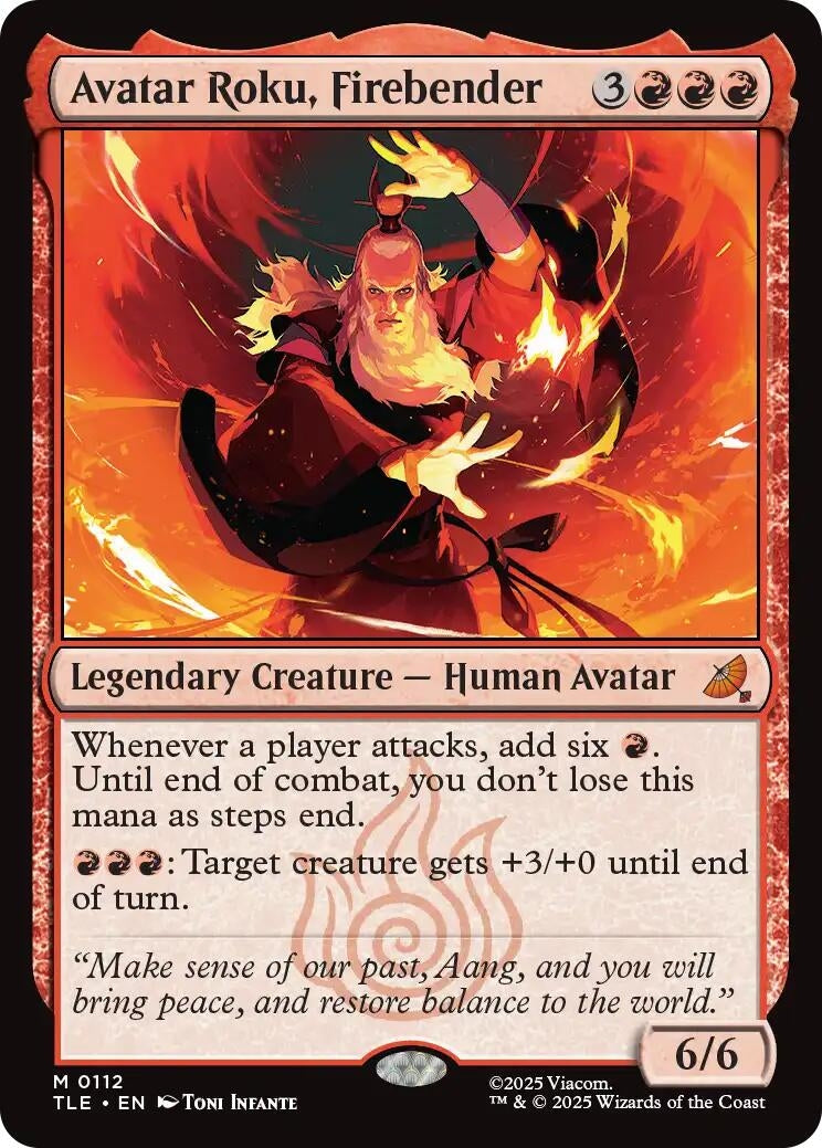 Image for Avatar Roku, Firebender [112] - Magic: The Gathering