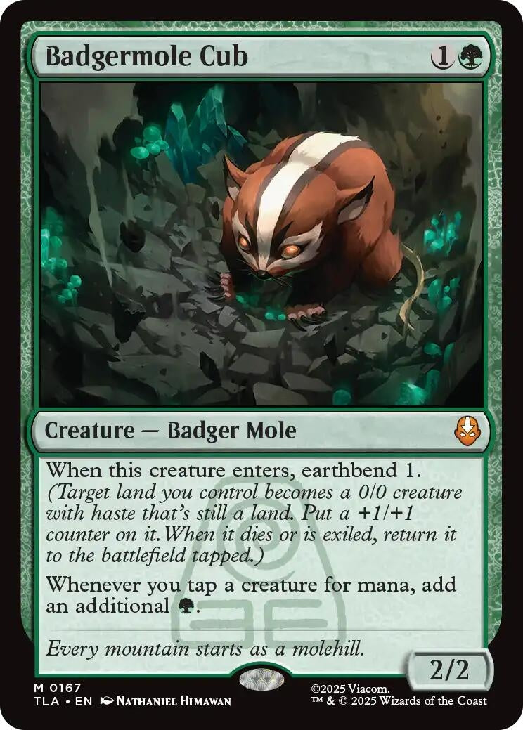 Image for Badgermole Cub [167] - Magic: The Gathering