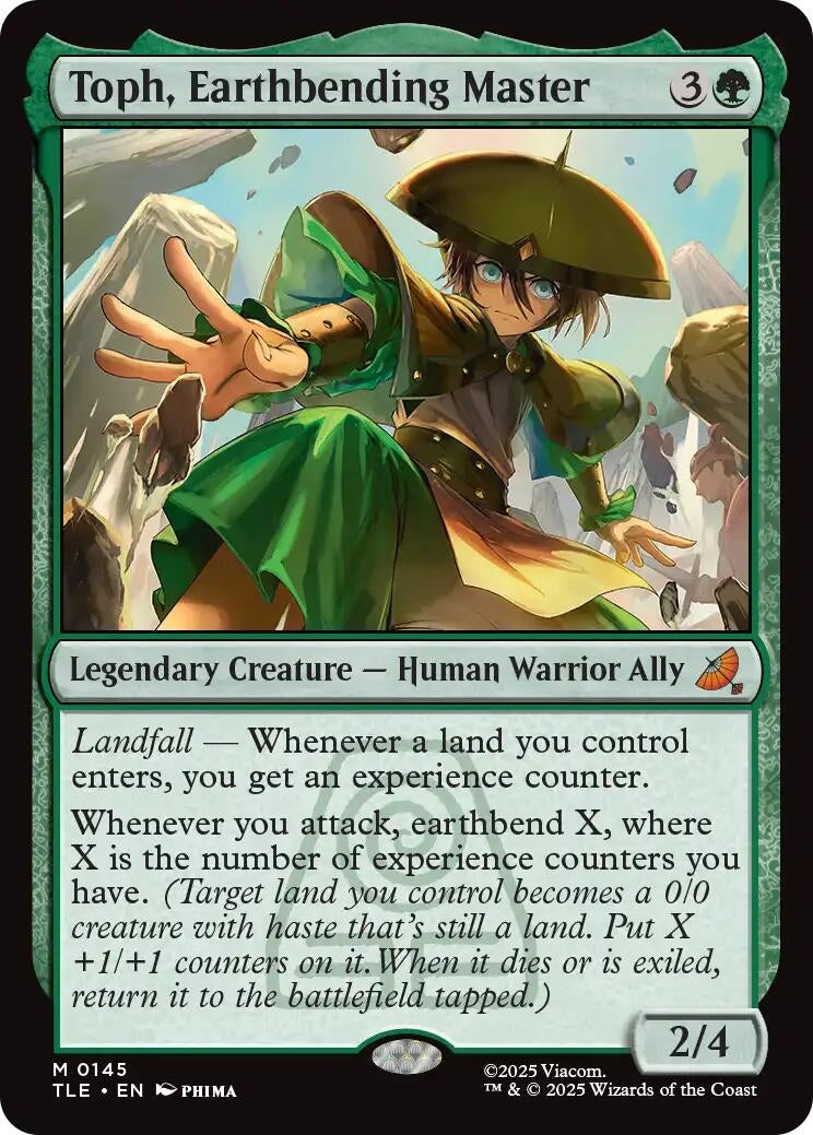 Image for Toph, Earthbending Master [145] - Magic: The Gathering