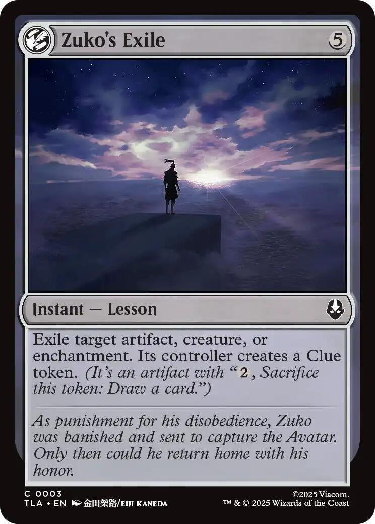 Image for Zuko's Exile [3] - Magic: The Gathering
