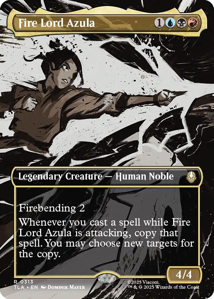 Image for Fire Lord Azula (0313) (Borderless) [313] - Magic: The Gathering