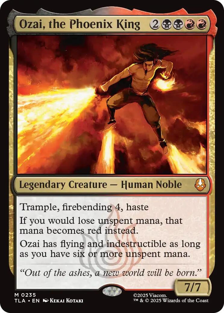 Image for Ozai, the Phoenix King [235] - Magic: The Gathering