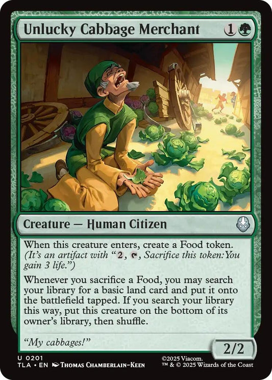 Image for Unlucky Cabbage Merchant [201] - Magic: The Gathering