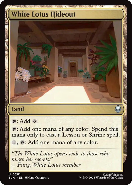 Image for White Lotus Hideout [281] - Magic: The Gathering