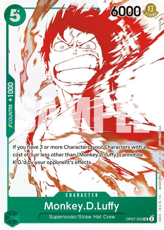 Image for Monkey.D.Luffy - OP07-033 (3rd Anniversary Treasure Campaign Pack) [OP07-033] - One Piece Card Game
