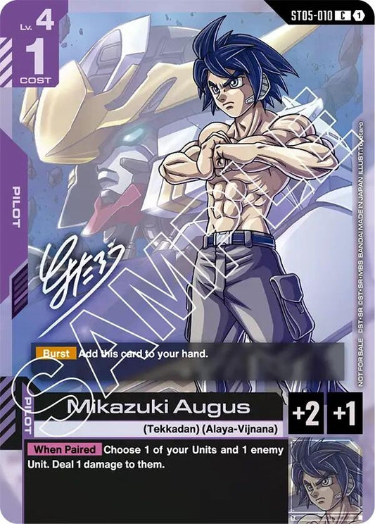 Image for Mikazuki Augus (Event Promo) [ST05-010] - Gundam Card Game