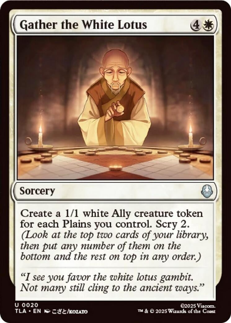 Image for Gather the White Lotus [20] - Magic: The Gathering