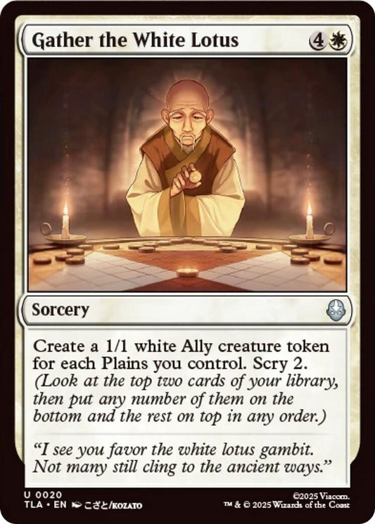 Image for Gather the White Lotus [20] - Magic: The Gathering