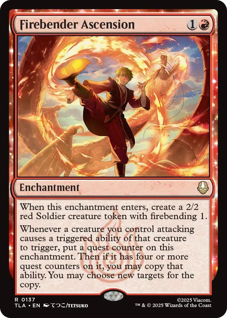 Image for Firebender Ascension [137] - Magic: The Gathering