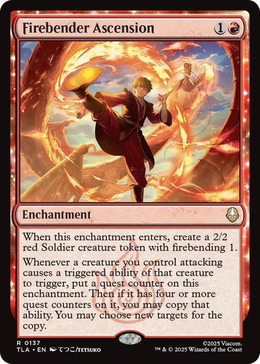 Image for Firebender Ascension [137] - Magic: The Gathering