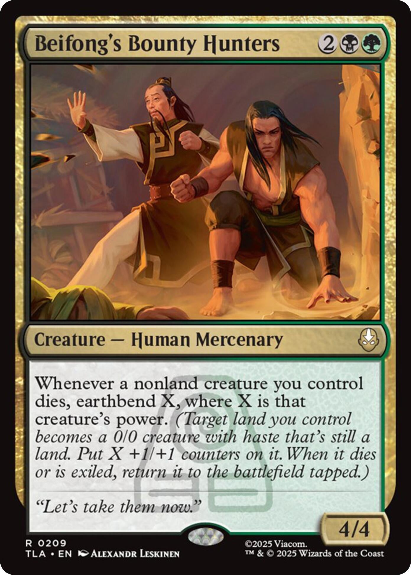 Image for Beifong's Bounty Hunters [209] - Magic: The Gathering