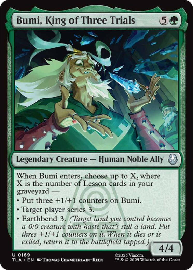 Image for Bumi, King of Three Trials [169] - Magic: The Gathering