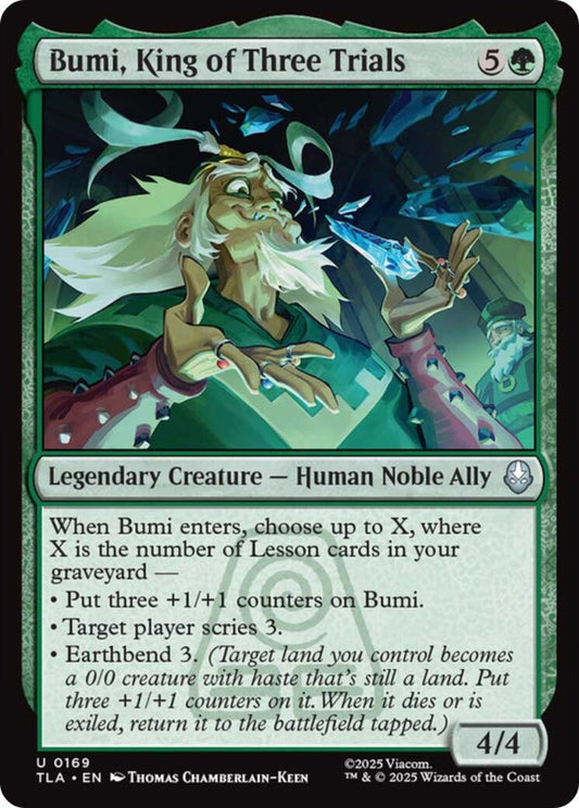 Image for Bumi, King of Three Trials [169] - Magic: The Gathering