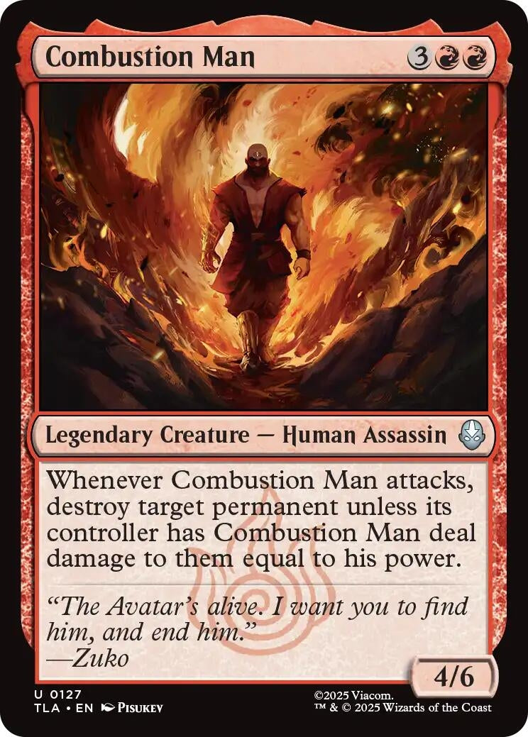 Image for Combustion Man [127] - Magic: The Gathering