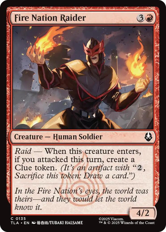 Image for Fire Nation Raider [135] - Magic: The Gathering