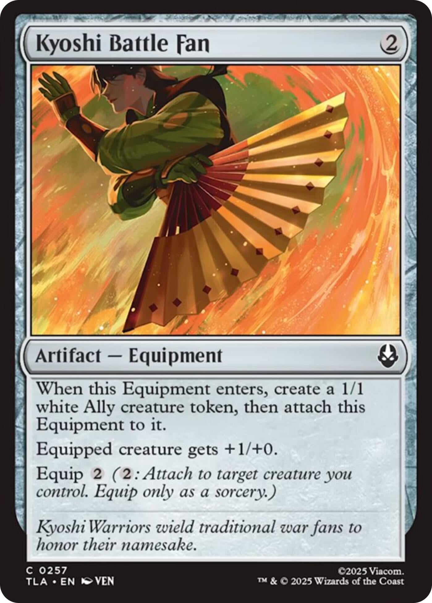 Image for Kyoshi Battle Fan [257] - Magic: The Gathering