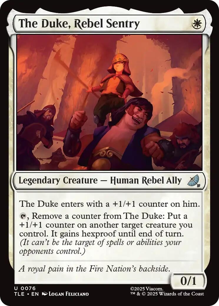 Image for The Duke, Rebel Sentry [76] - Magic: The Gathering