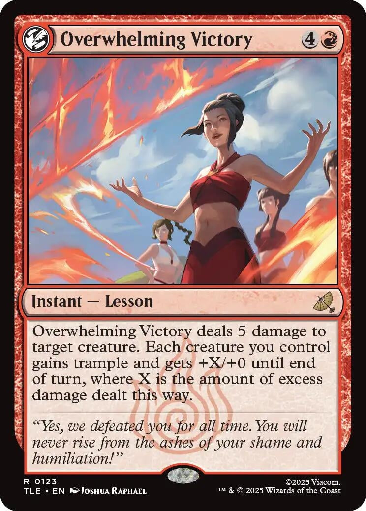 Image for Overwhelming Victory [123] - Magic: The Gathering