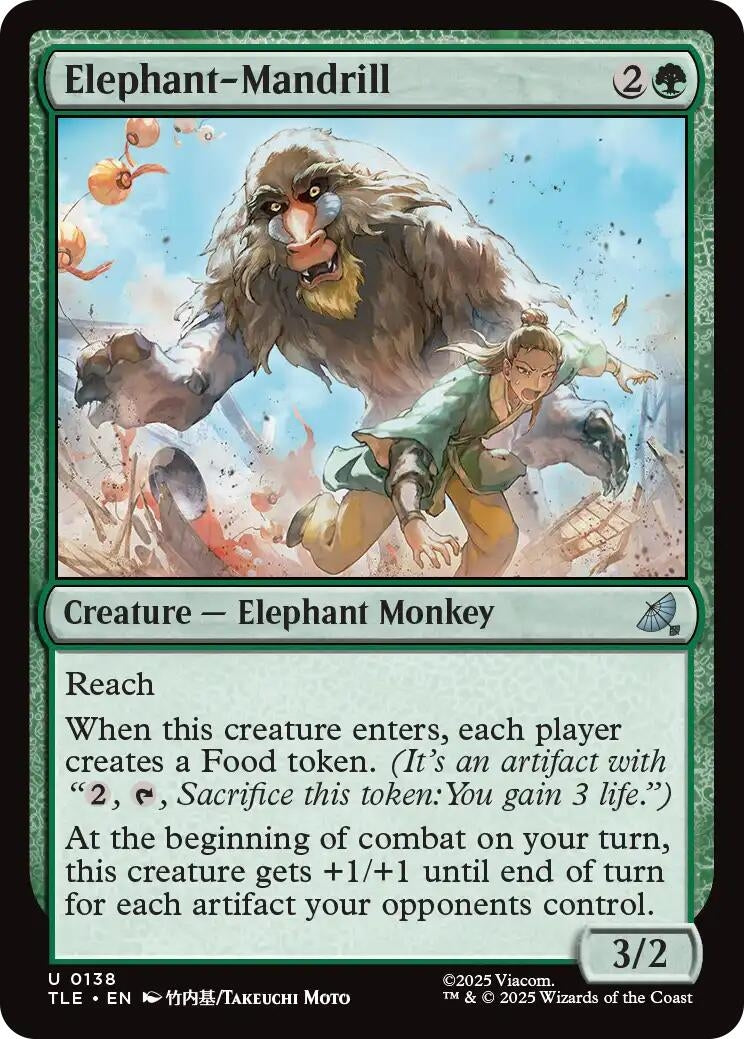 Image for Elephant-Mandrill [138] - Magic: The Gathering