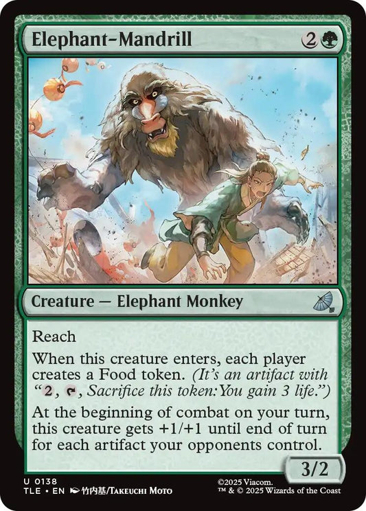 Image for Elephant-Mandrill [138] - Magic: The Gathering