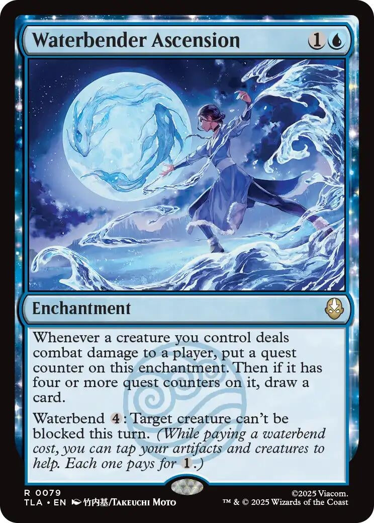 Image for Waterbender Ascension [79] - Magic: The Gathering