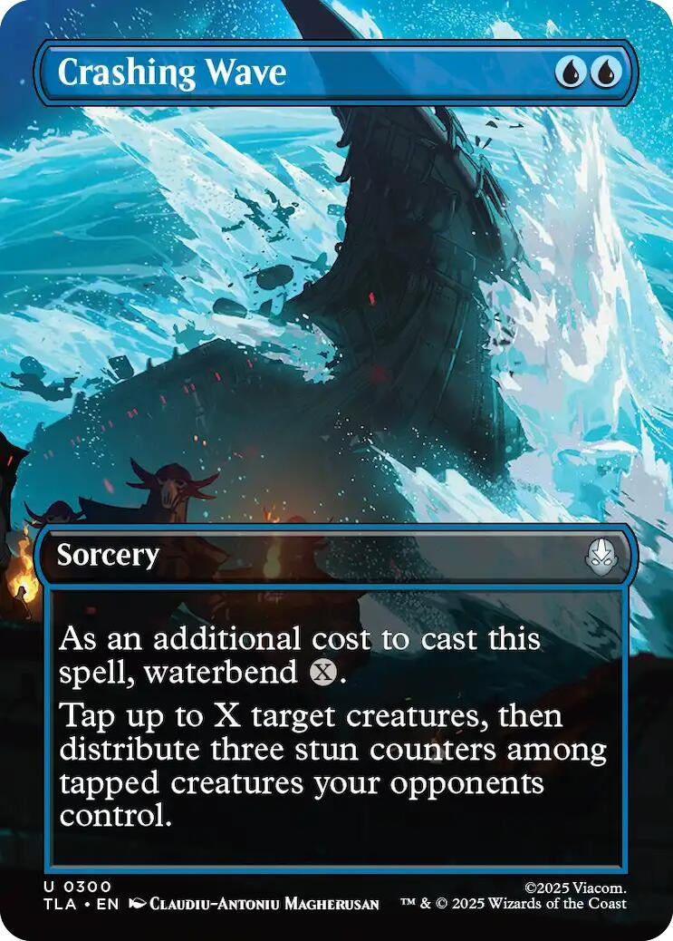 Image for Crashing Wave (Borderless) [300] - Magic: The Gathering