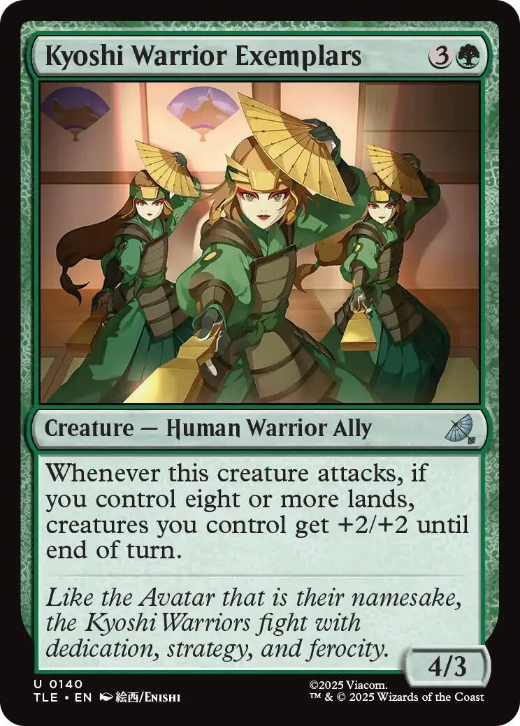Image for Kyoshi Warrior Exemplars [140] - Magic: The Gathering