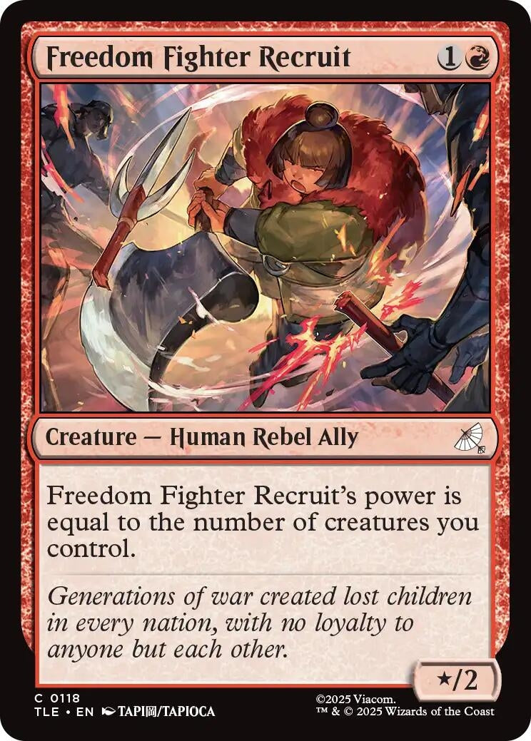 Image for Freedom Fighter Recruit [118] - Magic: The Gathering