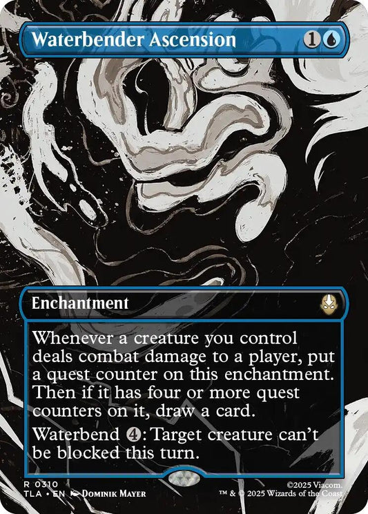 Image for Waterbender Ascension (Borderless) [310] - Magic: The Gathering
