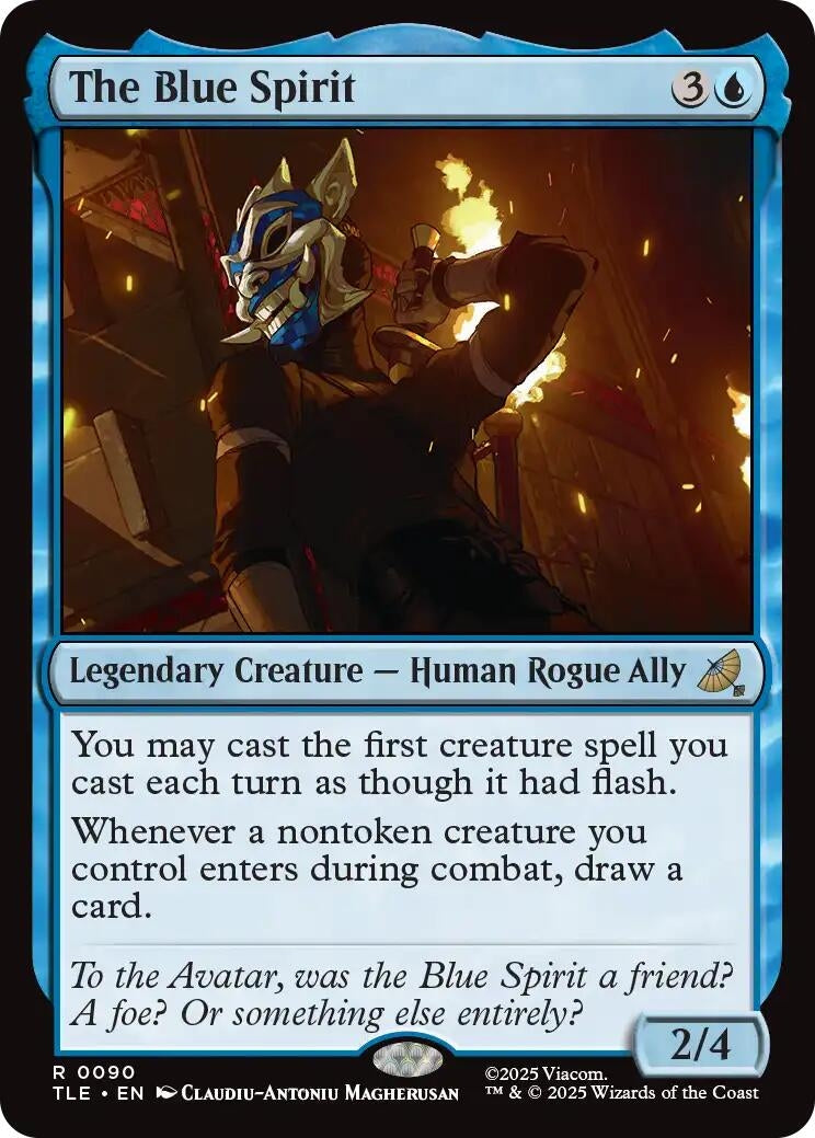 Image for The Blue Spirit [90] - Magic: The Gathering