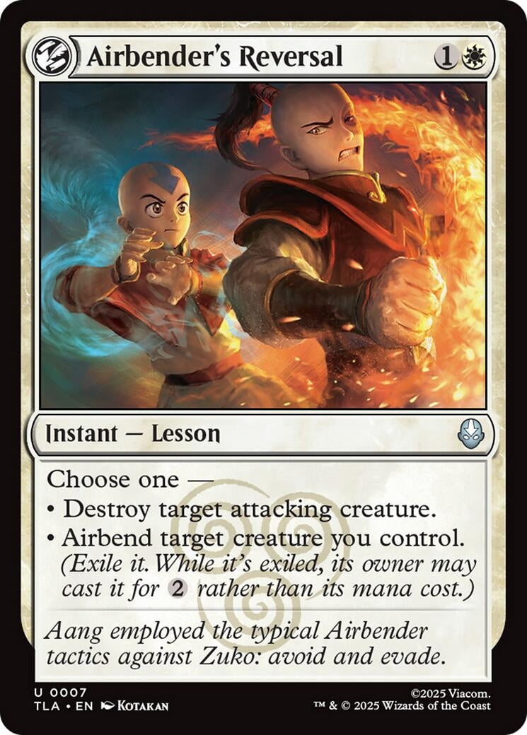 Image for Airbender's Reversal [7] - Magic: The Gathering