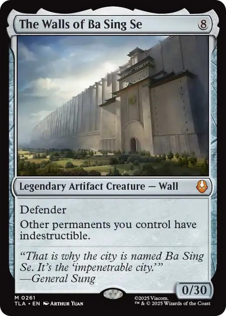 Image for The Walls of Ba Sing Se [261] - Magic: The Gathering