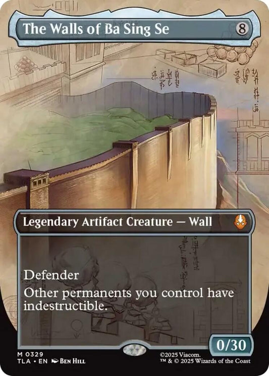 Image for The Walls of Ba Sing Se (Borderless) [329] - Magic: The Gathering