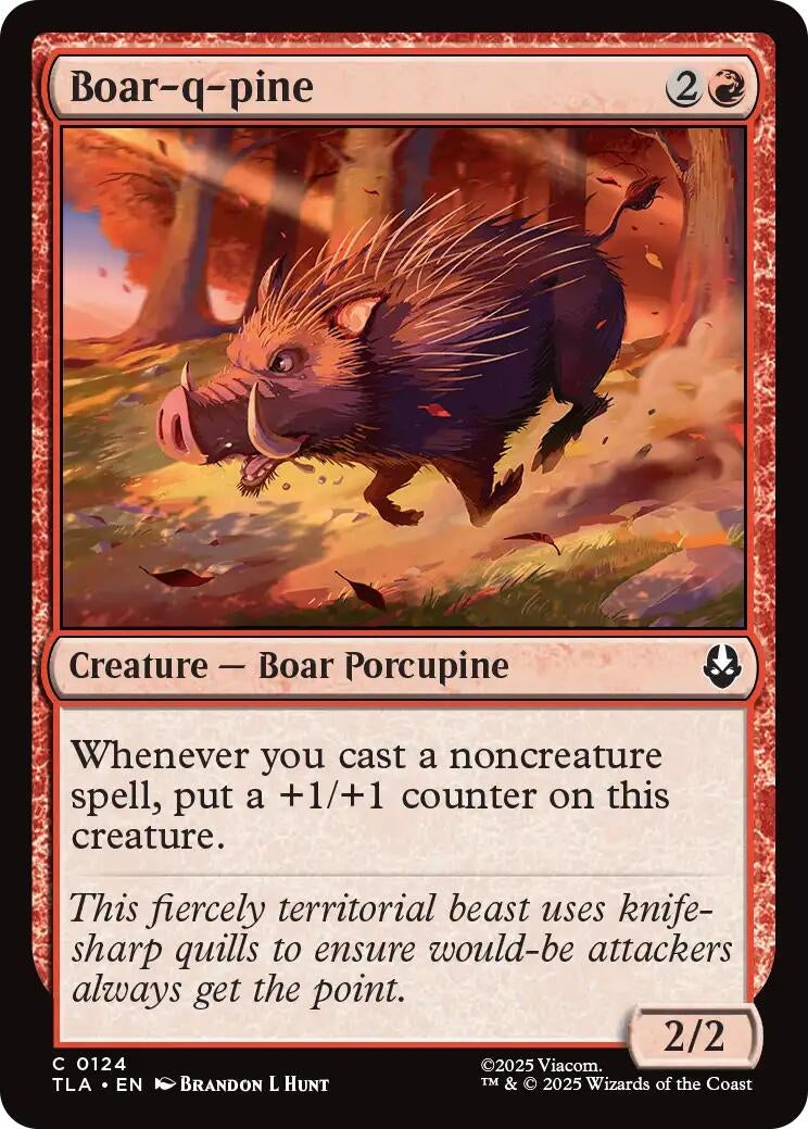 Image for Boar-q-pine [124] - Magic: The Gathering