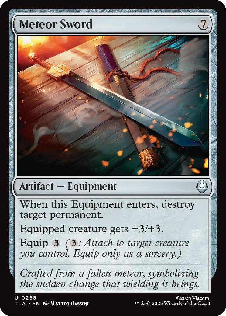 Image for Meteor Sword [258] - Magic: The Gathering